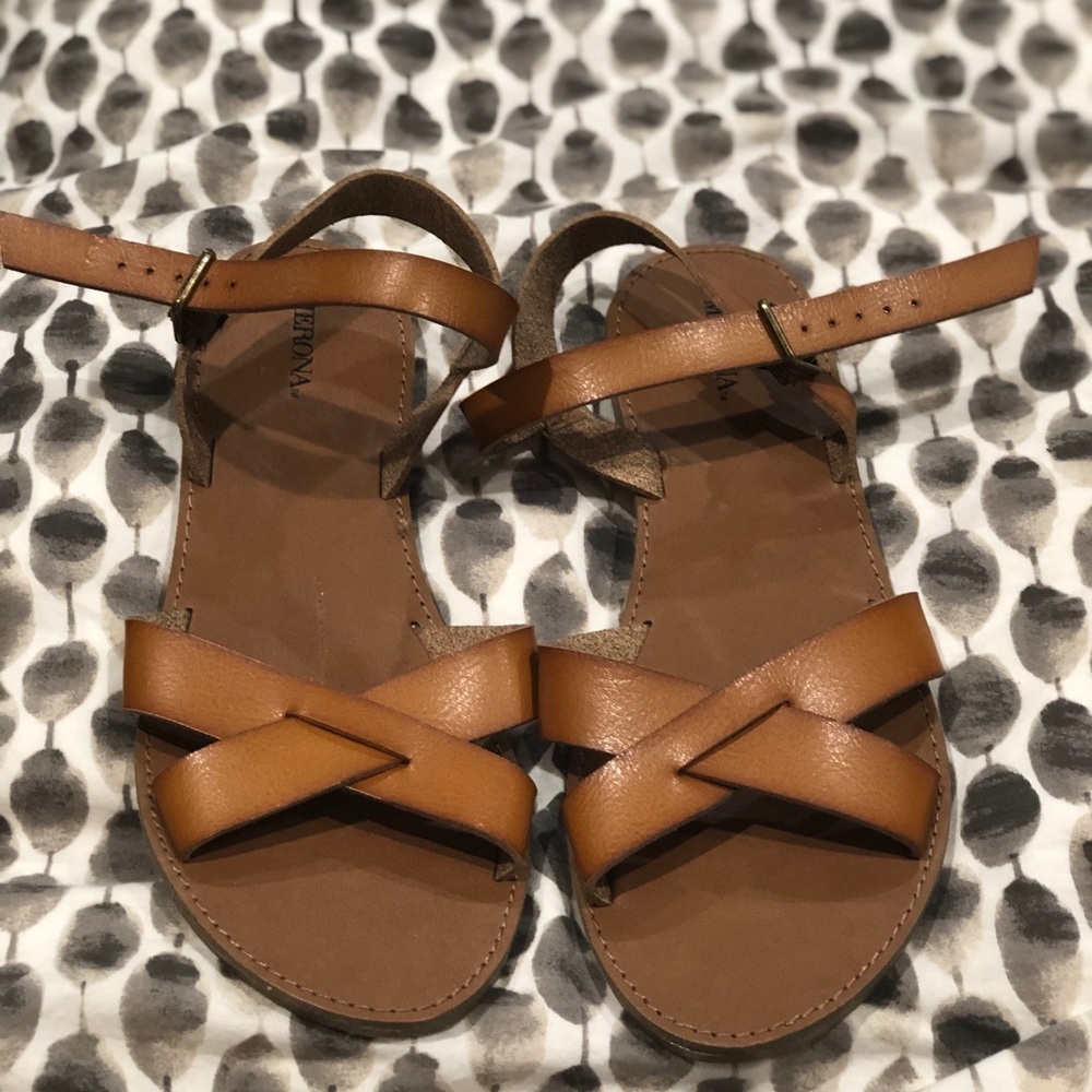 Merona Sandals in Cognac